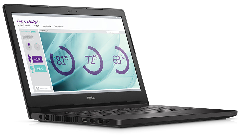 Dell Latitude 3470 Laptop - Core i5-6200U 8GB RAM 240GB SSD Webcam Windows 10 Pro