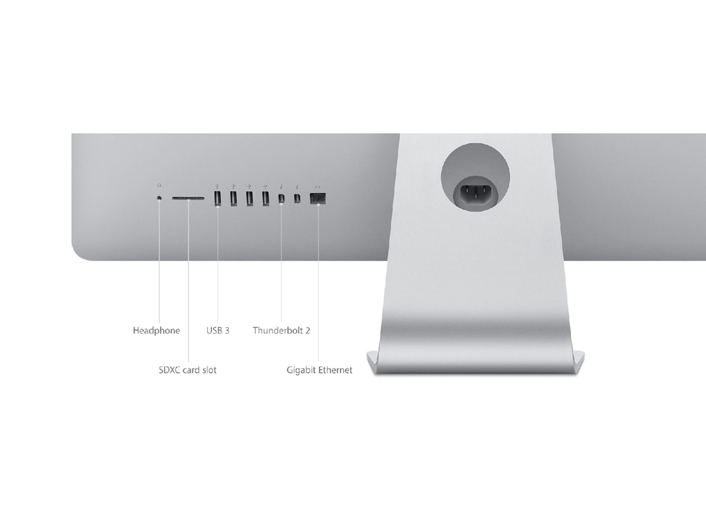 Apple iMac 21.5-Inch "Core i5" 2.3GHz (Mid-2017) MMQA2LL/A A1418 8GB RAM 256GB SSD Apple USB Keyboard & Mouse