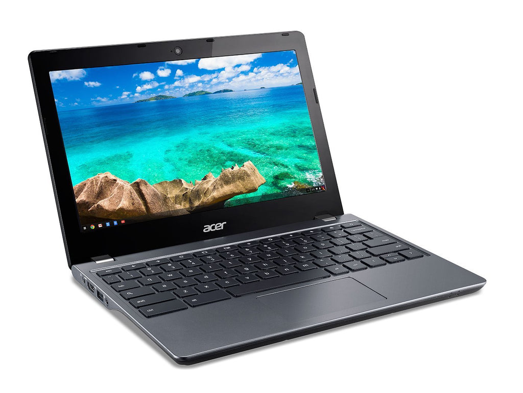 Acer C740 11.6" Chromebook - 5th Gen Intel Celeron Broadwell 3205U 1.5GHz, 16GB SSD, WebCam, 802.11 AC, Chrome OS - Coretek Computers