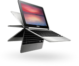 ASUS Chromebook Flip C100PA Touchscreen Laptop - ROCKCHIP 3288-C QUAD CORE 1.80GHz 4GB RAM 16GB SSD 10.1" WebCam Chrome OS