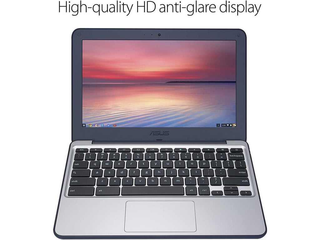 ASUS C202SA 11.6" (1366x768) Chromebook - Intel Celeron N3060 1.60GHz, 4GB RAM, 16GB SSD, WebCam, Card Reader, HDMI, Chrome OS