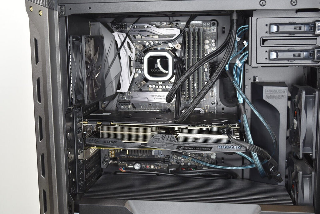 Cougar Custom Gaming Computer - Intel Hexa Core i7-8700K 64GB RAM GTX 1070Ti 3 SSDs Windows 11 Pro