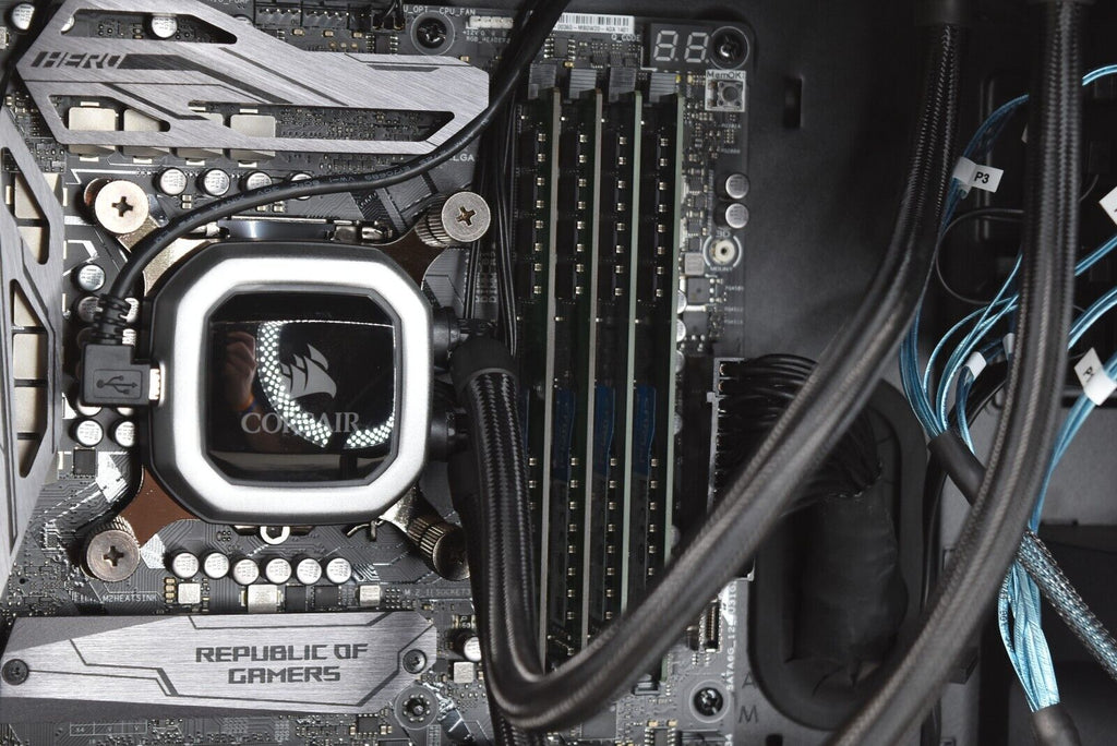 Cougar Custom Gaming Computer - Intel Hexa Core i7-8700K 64GB RAM GTX 1070Ti 3 SSDs Windows 11 Pro