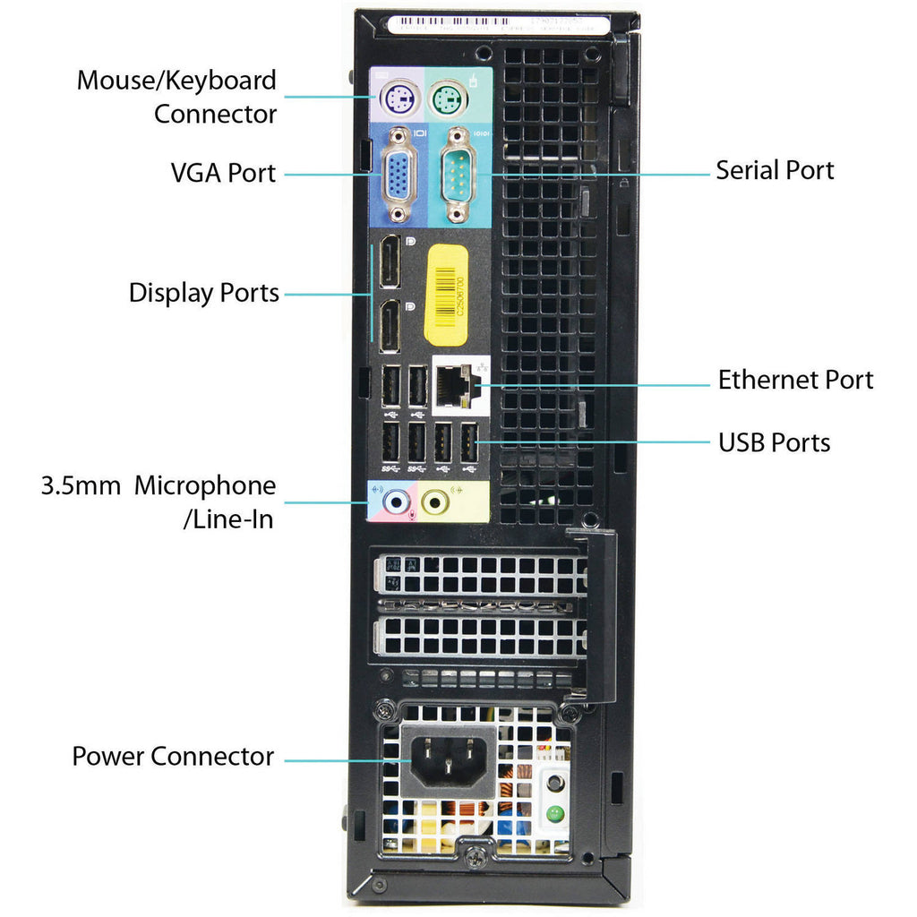 Dell OptiPlex 7010 SFF - Intel Core i5 Quad 3.2GHz 8GB RAM 500GB HDD Win 10 PRO - Coretek Computers