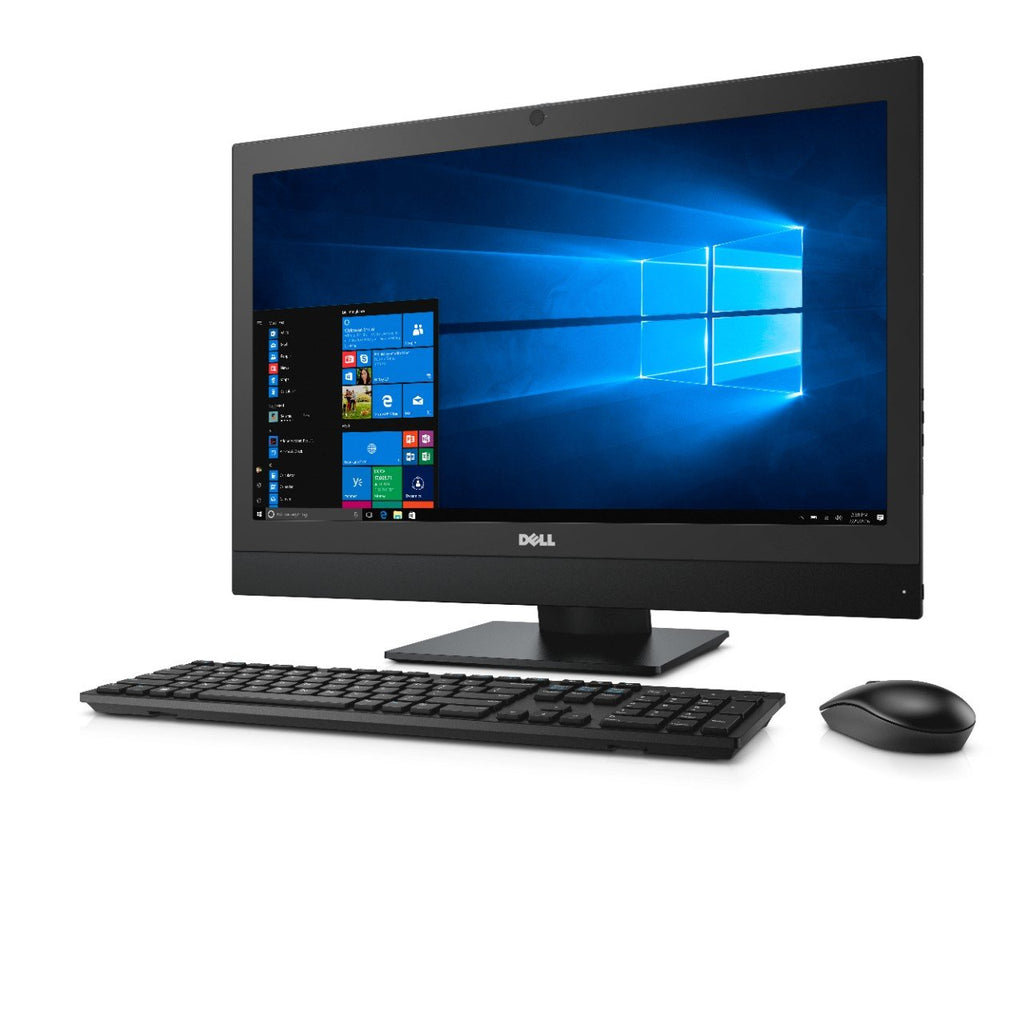 DELL All-in-One OptiPlex 7450 24" AIO Computer - 7th Gen Intel Core i5-7500 3.40GHz 8GB RAM 256GB SSD WiFi Windows 10 Pro USB Keyboard/Mouse - Coretek Computers