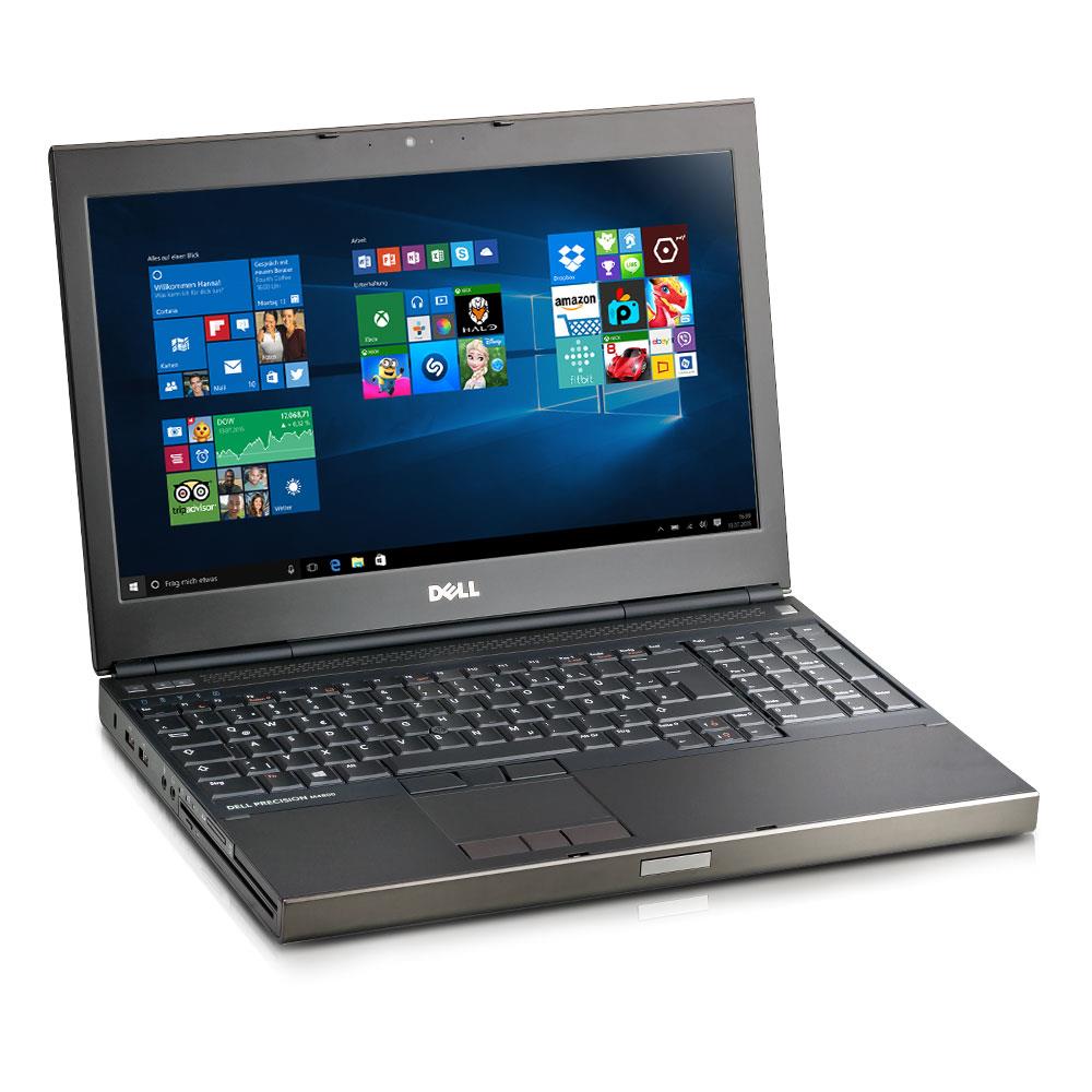 Dell Precision M4800 Grade A 15.6" Business Laptop - Intel Core i5-4310M, 16GB RAM, 500GB Hybrid Hard Drive + 8GB Embedded Flash Cache, Dedicated AMD FirePro M5100 2GB, Windows 10 Pro - Coretek Computers