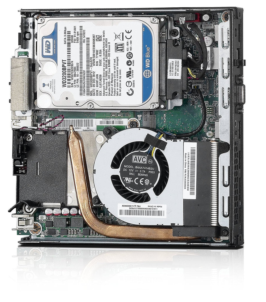 Lenovo ThinkCentre M73 Tiny Computer - Intel Celeron G1820T 2.9GHz 4GB RAM 128GB SSD WiFi Win 10 Pro Keyboard/Mouse - Coretek Computers