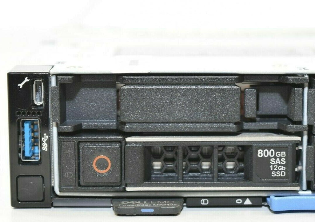 Dell PowerEdge MX740c Server - 2x Intel Xeon Gold 6146 Processors, 800GB SAS SSD, 768GB RAM - Under Dell Warranty
