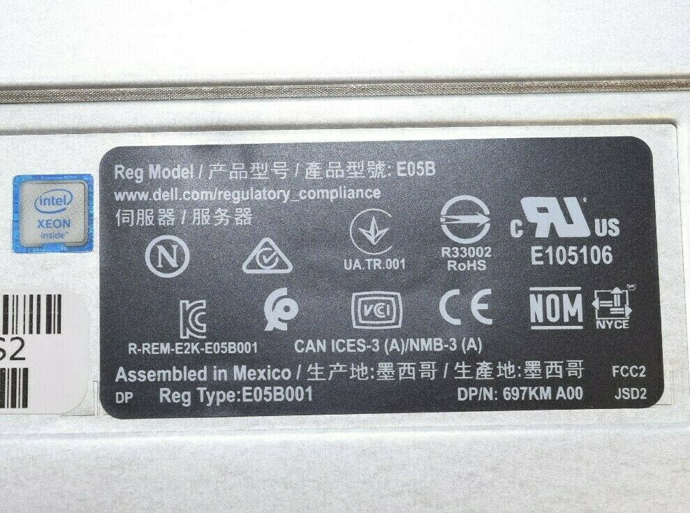 Dell EMC PowerEdge MX840C Server - 4x Xeon Platinum 8168 Processors (96 Cores), 1536GB Memory, 800GB SAS SSD - Under Dell Warranty