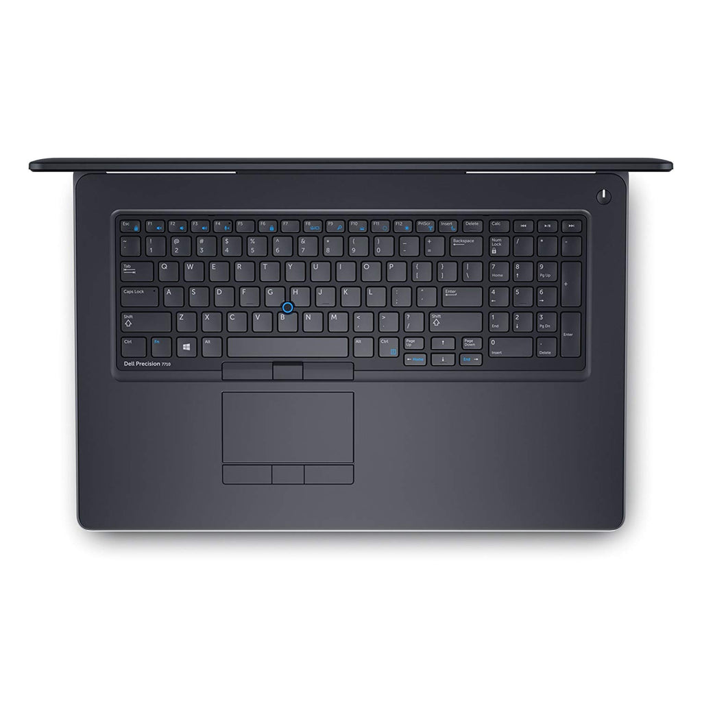 Dell Precision 7710 17.3" UltraSharp FHD IPS Laptop - Intel Xeon E3-1535M v5 (upto 3.80GHz), 64GB DDR4, 512GB SSD + 2TB HDD, Nvidia Quadro M3000 4GB, WebCam, 802.11ac+BT, Thunderbolt 3, Windows 10 Pro