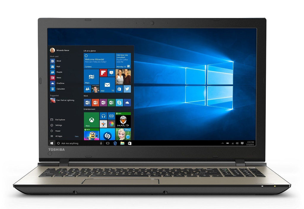 Toshiba Satellite S55 15.6" Laptop-  Intel I7-5500U (Upto 3.0GHz), 16GB RAM, 480GB SSD, Webcam, Win 10 Pro