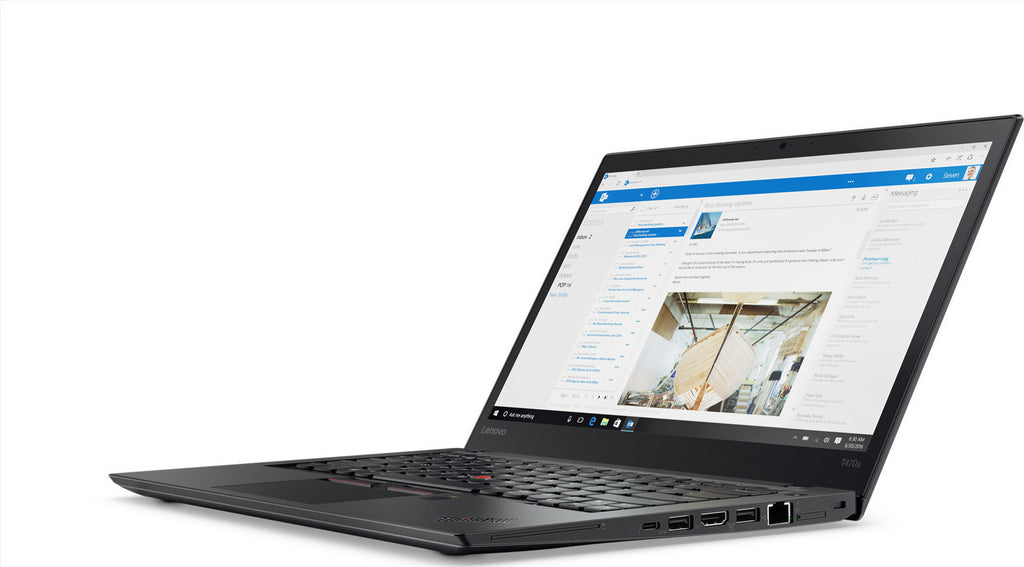 Lenovo ThinkPad T470 14" Intel Core i5-7200U 8GB DDR4 256GB SSD WebCam Windows 10 Pro