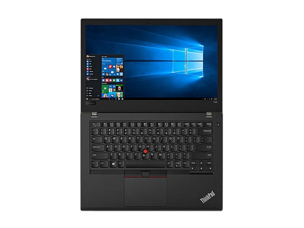 Lenovo ThinkPad T480 20L5000UUS 14" LCD Notebook - Intel Core i7 (8th Gen) i7-8550U Quad-core (4 Core) 1.80 GHz - 8 GB DDR4 SDRAM - 256 GB SSD - Windows 10 Pro 64-bit - 1920 x 1080 - In-plane Switching (IPS) Technology - Black - Coretek Computers
