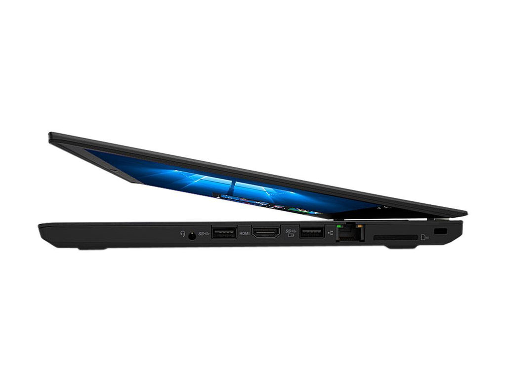 Lenovo ThinkPad T480 20L5000UUS 14" LCD Notebook - Intel Core i7 (8th Gen) i7-8550U Quad-core (4 Core) 1.80 GHz - 8 GB DDR4 SDRAM - 256 GB SSD - Windows 10 Pro 64-bit - 1920 x 1080 - In-plane Switching (IPS) Technology - Black - Coretek Computers