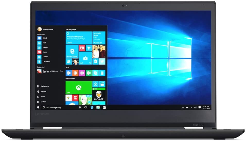 Lenovo ThinkPad Yoga 370 13.3" FHD Touchscreen 2 in 1 Laptop - Intel Core i5-7200U 8GB RAM 256GB SSD Windows 10 Pro