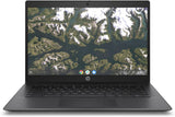 HP 14 G6 14" FHD Chromebook - Intel Celeron N4120 Quad-Core 8GB RAM 64GB eMMC Webcam Wi-Fi 5 ChromeOS - Auto Updates Until 2029
