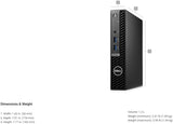 Dell Optiplex 7010 Micro PC Intel 13th Gen i5-13500T (14-Core) 16GB DDR4 256GB SSD Intel AX WiFi 6 Windows 11 Pro - Coretek Computers