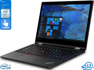 Lenovo ThinkPad L390 Yoga 2-in-1 Laptop 13.3" IPS FHD Touch Intel Core i3-8145U 8GB RAM 128GB SSD Win 11 Pro