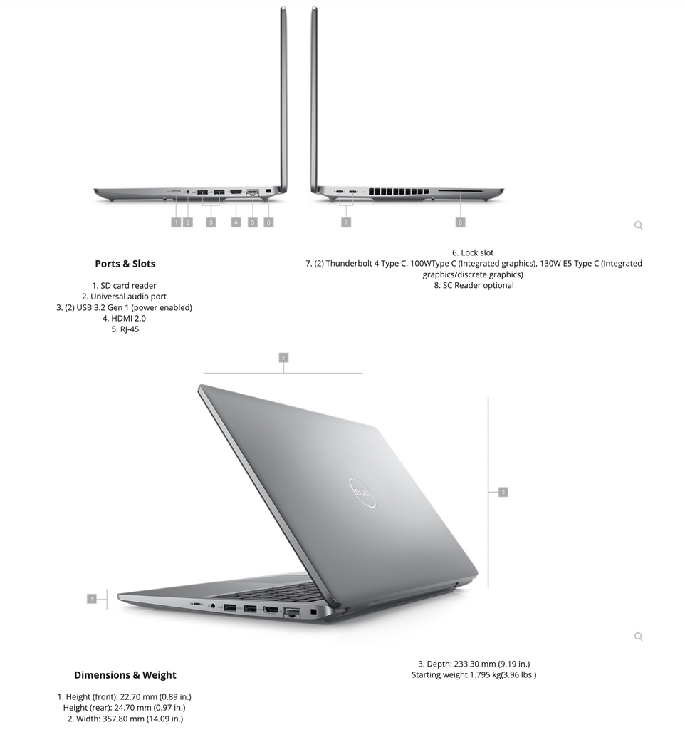 Dell Precision 3581 Laptop Core i7-13700H 16GB RAM 512GB SSD RTX Dell Precision 3581 Laptop Core i7-13700H 16GB RAM 512GB SSD RTX
