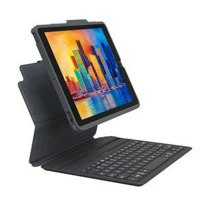NEW ZAGG Pro Keys Detachable Case and Wireless Keyboard for Apple iPad Pro 10.2", Multi-Device Bluetooth Pairing, Backlit Laptop-Style Keys, Apple Pencil Holder, 6.6ft Drop Protection, Lightweight Design
