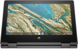 HP x360 11 G3 EE 11.6" Touchscreen Chromebook 8GB RAM 64GB SSD Intel N4120 1.10GHz ChromeOS - Google AUE Jun 2029