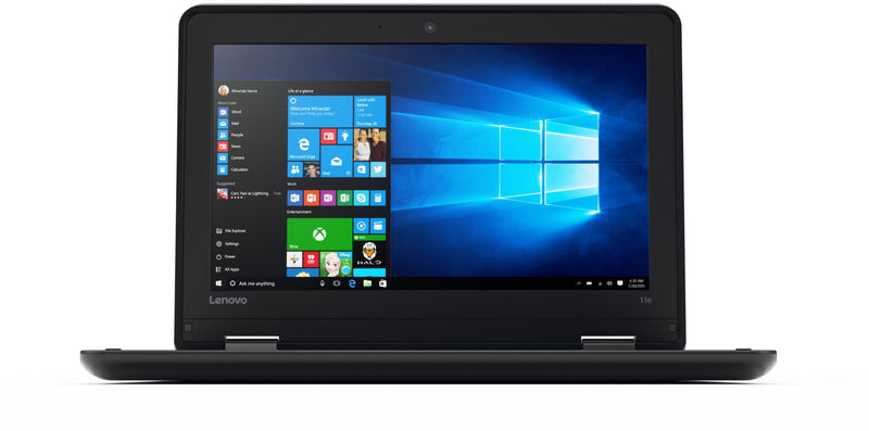 Lenovo ThinkPad 11e Laptop - Intel N2920 1.86GHz Quad, 8GB RAM, 128GB SSD, WebCam, 11.6" HD (1366x768), Dual Band AC Wireless + BT 4, USB 3.0, HDMI, Card Reader, Windows 10 Pro 64-Bit