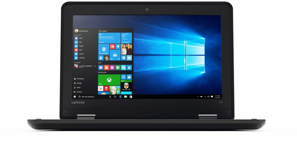 Lenovo ThinkPad 11e Laptop - AMD A4-6210 Quad-core, 4GB RAM, 500GB HDD, WebCam, 11.6" HD (1366x768), WiFi+ BT 4, Win 10 Pro