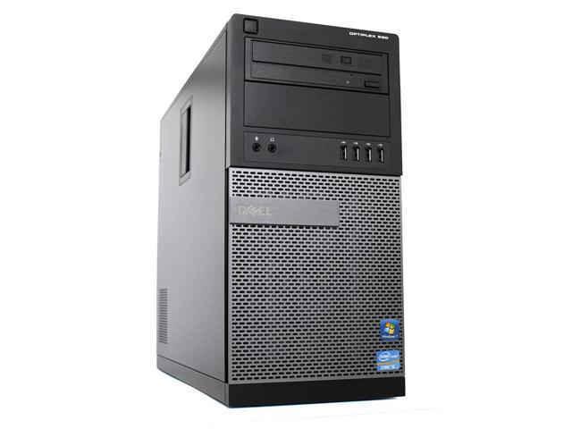 Dell Optiplex 990 Tower - 3.4Ghz Intel Quad Core i7 (turbo up to 3.8ghz), 8GB DDR3 RAM, 500GB Hard Drive, DVD-RW, Windows 10 Pro, Keyboard/Mouse - Coretek Computers