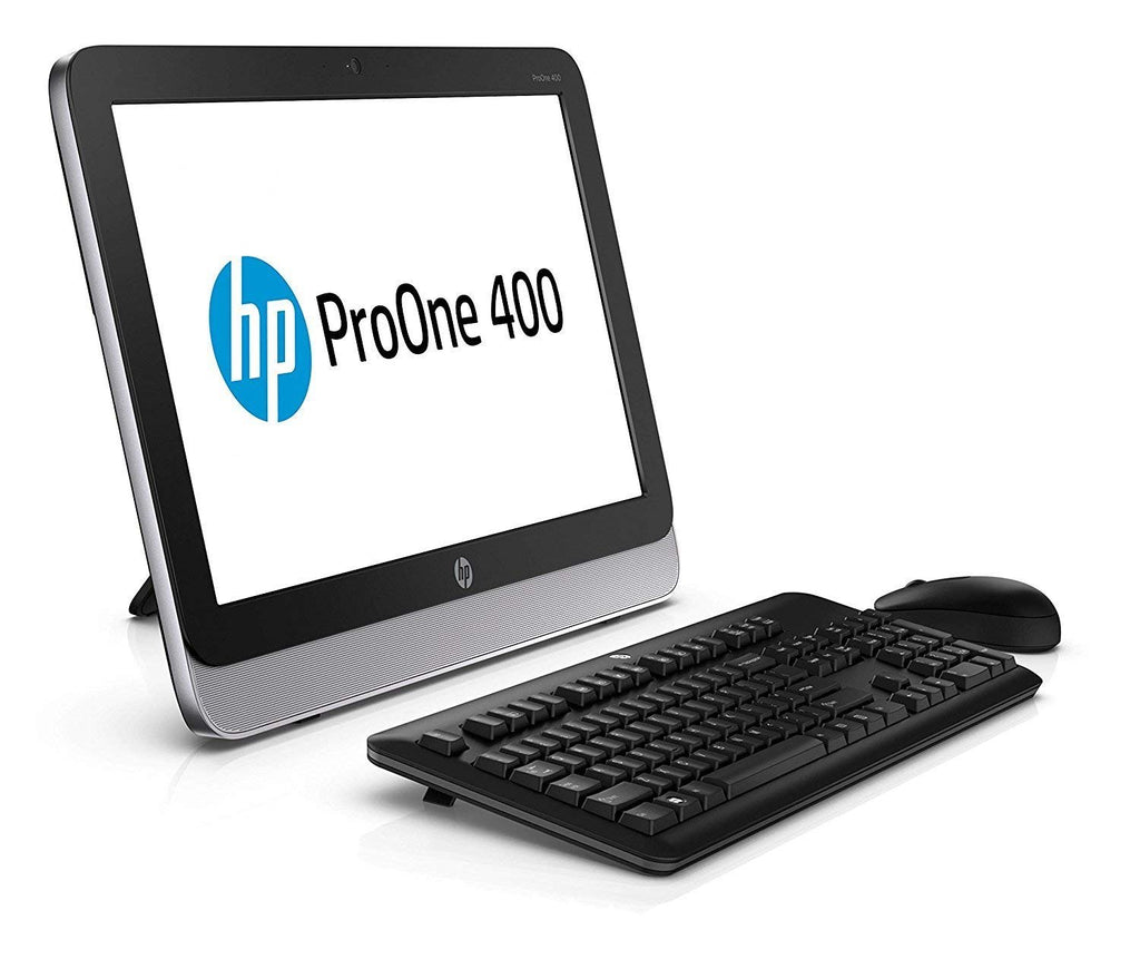HP ProOne 400 G1 AiO Computer - 4th Gen Intel Core i5-4570T 8GB RAM 500GB HDD LED 20" 1600x900 (HD+) WiFi DVDRW Webcam Win 10 Pro Keyboard/Mouse - Coretek Computers