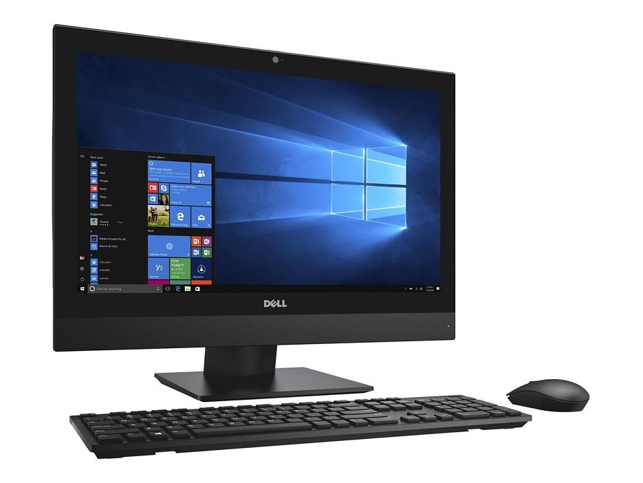 Dell OptiPlex 5250 21.5” IPS FHD 1920x1080 All-in-One Computer Core i5-7500 16GB RAM 256GB SSD Wireless AC+BT Win 10 Pro Keyboard & Mouse
