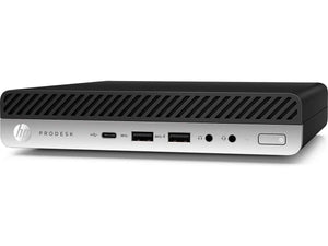 HP ProDesk 600 G4 Mini PC - Intel i5-8500T Hexa-Core, 16GB DDR4, 512GB M.2 SSD, Win 10 Pro, Keyboard & Mouse