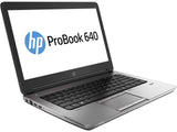 HP ProBook 640 G1 14.0" Business Laptop - Intel Core i5-4200M, 128GB SSD, 8GB Ram, Windows 10 Pro - Coretek Computers