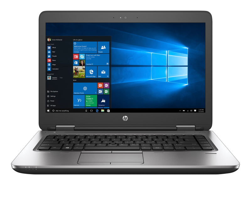HP ProBook 645 G3 Laptop -AMD A6 PRO-8530B 2.30GHz 8GB RAM 240GB SSD DVDRW WebCam 14.0" Win 10 Pro 64-Bit - Coretek Computers