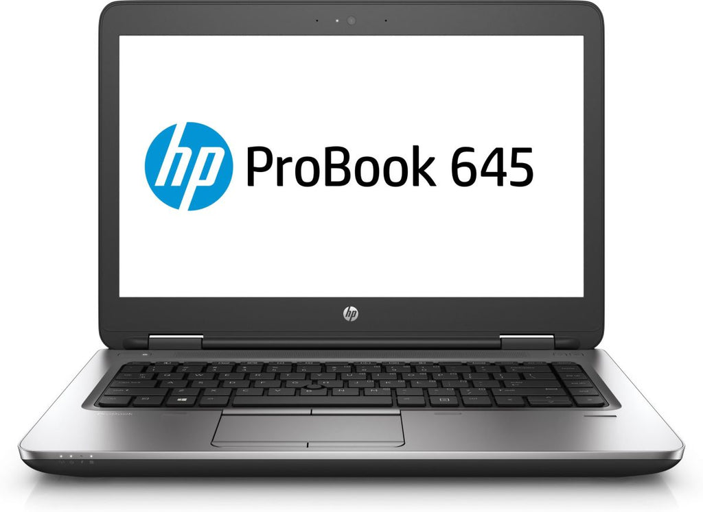 HP ProBook 645 G3 Laptop -AMD A6 PRO-8530B 2.30GHz 8GB RAM 240GB SSD DVDRW WebCam 14.0" Win 10 Pro 64-Bit - Coretek Computers