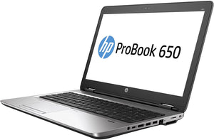 HP ProBook 650 G2 15.6" FHD Laptop - 6th gen Intel i5-6200U 2.30GHz 8GB RAM 240GB SSD Webcam Win 10 Pro - Coretek Computers