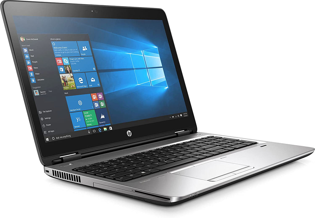HP ProBook 650 G3 15.6" Business Laptop - 7th gen Intel Core i3-7100U 2.4GHz, 240GB SSD, 8GB DDR4, DVD-RW, Webcam, Windows 10 Professional - Coretek Computers