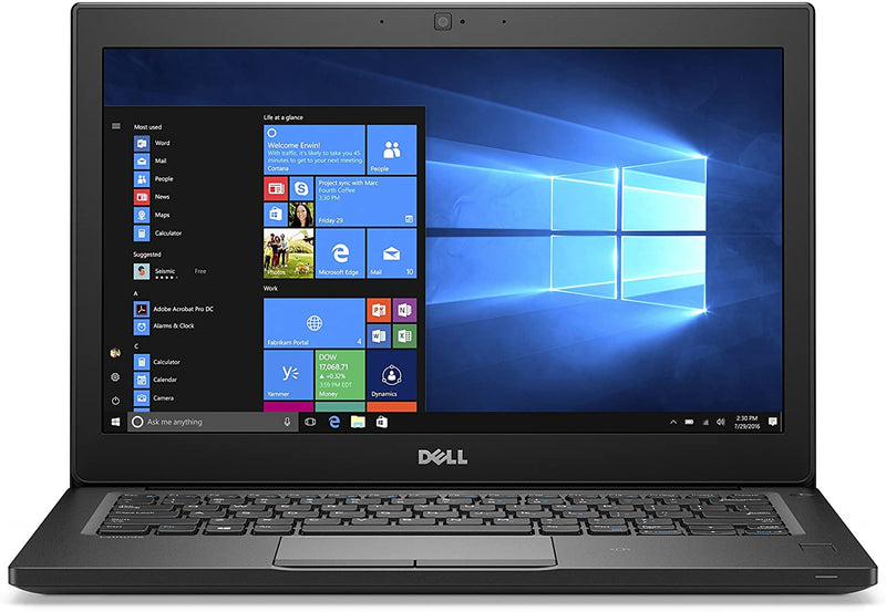 Dell Latitude 7280 12.5" FHD (1920x1080) Laptop - 7th Gen Intel Core i5-7300U (upto 3.50GHz), 16GB DDR4, 256GB SSD, 802.11ac Dual Band + BT 4.2, WebCam, Windows 10 Pro 64 bit, Under Dell Warranty - Coretek Computers