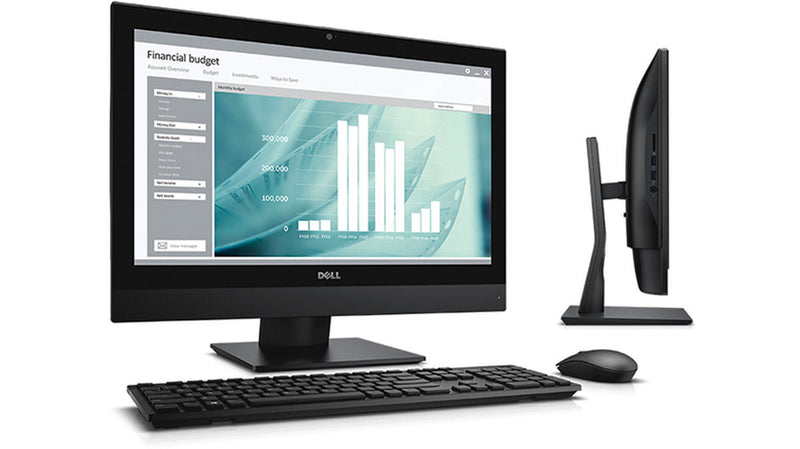 DELL All-in-One OptiPlex 7440 24" FHD AIO Computer - Intel Core i7-6700 Quad (up to 4.00 GHz,) 8GB RAM, 500GB SSHD, WiFi, WebCam, Win 10 Pro, USB Keyboard & Mouse - Coretek Computers