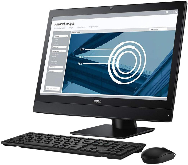 DELL All-in-One OptiPlex 7440 24" FHD AIO Computer - Intel Core i7-6700 Quad (up to 4.00 GHz,) 8GB RAM, 500GB SSHD, WiFi, WebCam, Win 10 Pro, USB Keyboard & Mouse - Coretek Computers