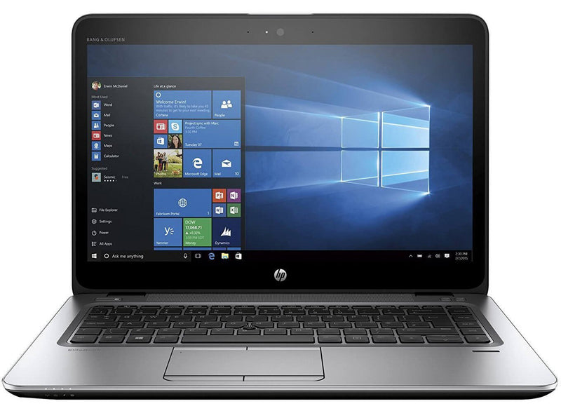 HP EliteBook 745 G3 14" Laptop - AMD PRO A8-8600B R6 Quad Core, 8GB RAM, 128GB SSD, WebCam, Radeon R6 Graphics, Windows 10 Pro