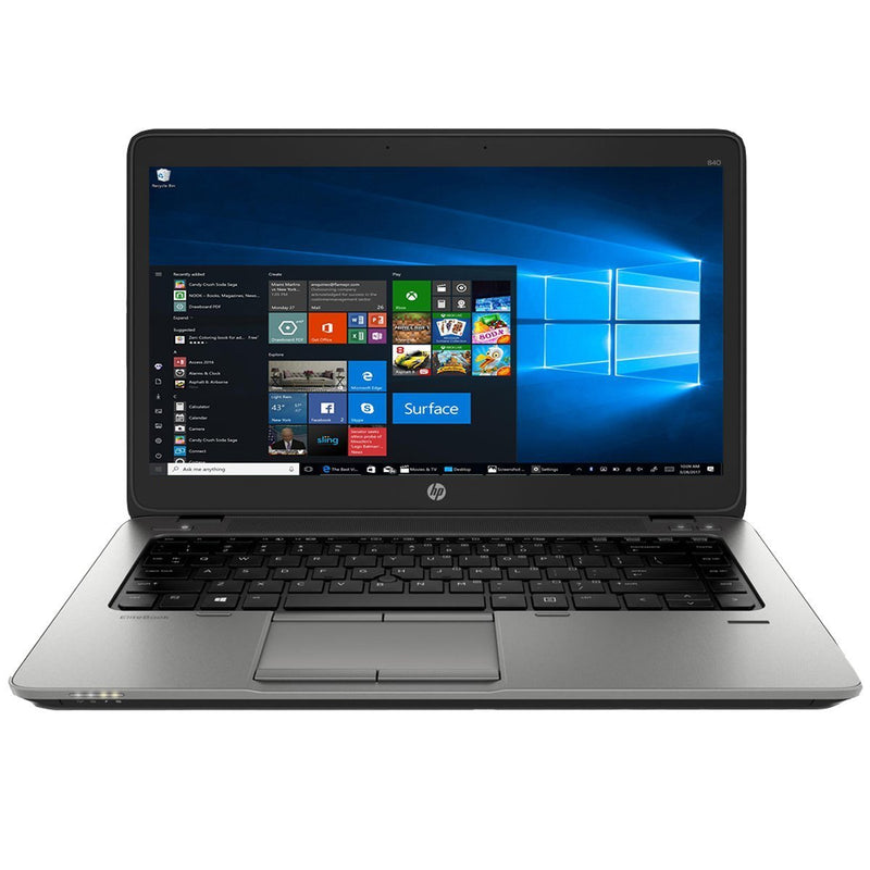 HP 840 G1 14.0" Business Laptop - 4th Gen Intel Core i5-4200U 1.60GHz, 8GB RAM, NEW 240GB SSD, WebCam, Win 10 Pro - Coretek Computers