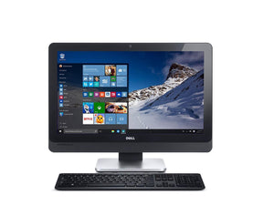 DELL All-in-One 9010 23" LED AIO Computer - Core i7-3770S (upto 3.90GHz) 8GB RAM WebCam DVDRW Win 10 Pro - Keyboard & Mouse - Coretek Computers