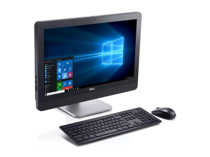 Dell All-in-One OptiPlex 9020 23" AIO - Core i7-4770S 3.10GHz 8GB RAM 240GB SSD DVD-RW WebCam WiFi Win 10 Pro USB Keyboard & Mouse - Coretek Computers