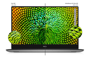 DELL XPS 15 9560 15.6" IPS 4K TouchScreen UHD (3840x2160) Laptop Core i7-7700HQ 16GB RAM 256GB SSD GeForce GTX1050 4GB WebCam Win 10 Pro
