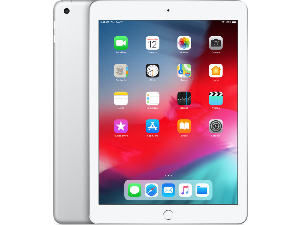 Apple iPad 9.7" 6th Gen 128GB Wi-Fi Silver MR7K2LL/A A1893