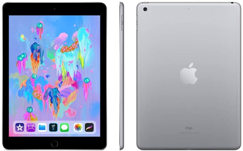 Apple iPad 9.7" 6th Gen 128GB Wi-Fi Space Gray MR7J2LL/A A1893