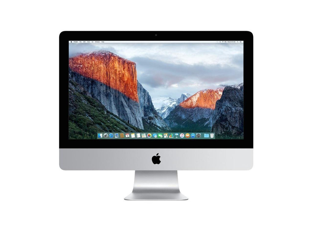 Apple iMac 21.5" A1418 ME699LL/A (2013) Intel Core i3 3.30 GHz, 4GB Ram, 500GB HDD, Mac OS X Mojave, USB Keyboard/Mouse - razor thin - Grade B - Coretek Computers