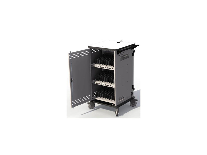 Spectrum Industries Cloud 32 Chromebook Charging Cart 55465WFSBW - Coretek Computers