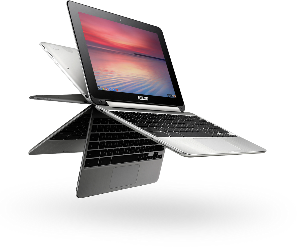 ASUS Chromebook Flip C100PA Touchscreen Laptop - ROCKCHIP 3288-C QUAD CORE 1.80GHz 4GB RAM 16GB SSD 10.1" WebCam Chrome OS