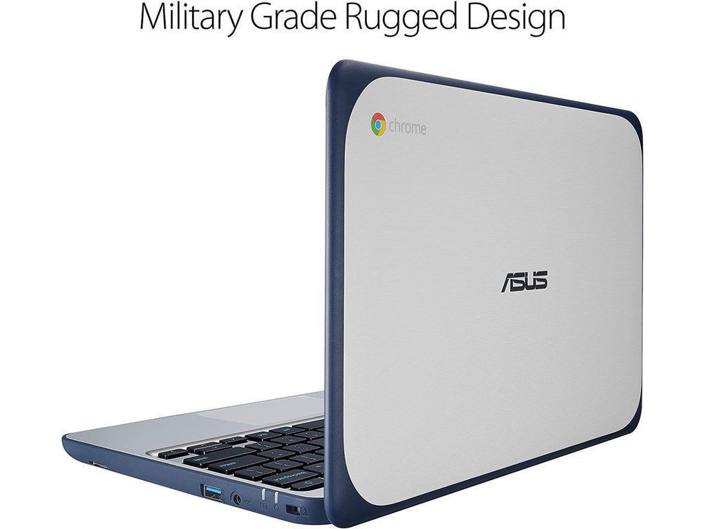 ASUS C202SA 11.6" (1366x768) Chromebook - Intel Celeron N3060 1.60GHz, 4GB RAM, 16GB SSD, WebCam, Card Reader, HDMI, Chrome OS